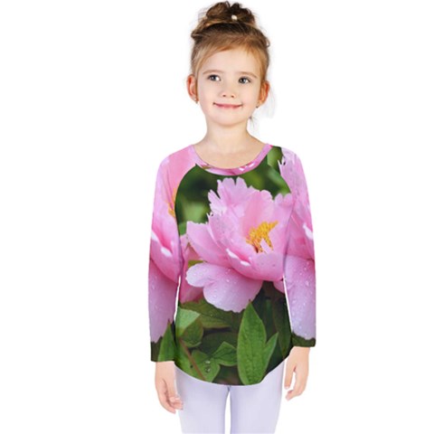 Beautiful Tree Flowers Kids  Long Sleeve T-shirt by 1212