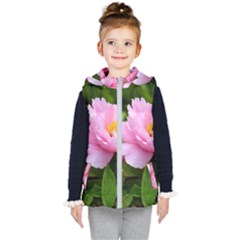 Beautiful Tree Flowers Kids  Hooded Puffer Vest by 1212