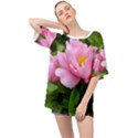 Beautiful tree flowers Oversized Chiffon Top View1