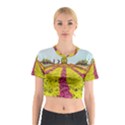 Beautiful garden Cotton Crop Top View1