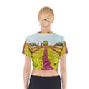 Beautiful garden Cotton Crop Top View2