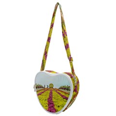 Beautiful Garden Heart Shoulder Bag by 1212