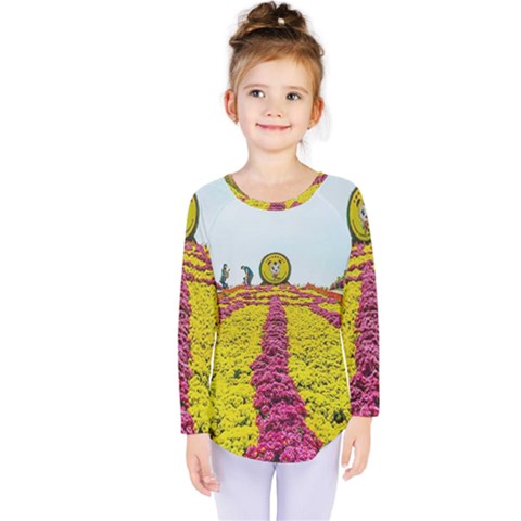 Beautiful Garden Kids  Long Sleeve T-shirt by 1212