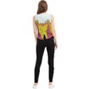 Beautiful garden V-Neck Cropped Tank Top View2