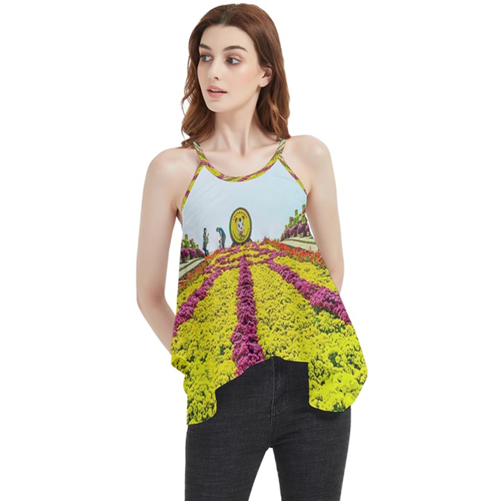 Beautiful garden Flowy Camisole Tank Top