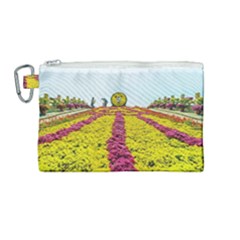 Beautiful Garden Canvas Cosmetic Bag (medium) by 1212