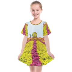 Beautiful Garden Kids  Smock Dress