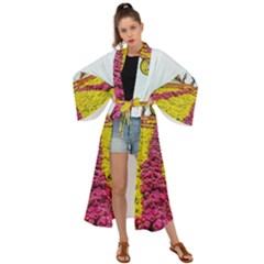 Beautiful Garden Maxi Kimono by 1212