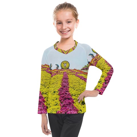 Beautiful Garden Kids  Long Mesh T-shirt by 1212