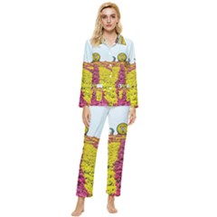 Beautiful Garden Womens  Long Sleeve Velvet Pocket Pajamas Set by 1212