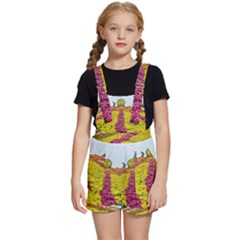 Beautiful Garden Kids  Short Overalls by 1212