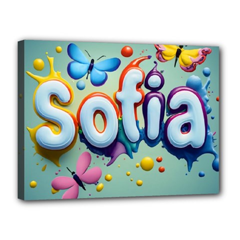 Sofia Canvas 16  X 12  (stretched) by 1212