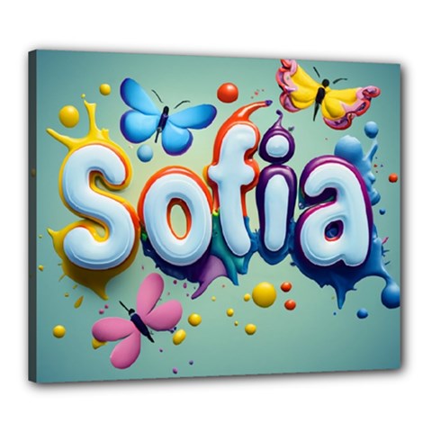 Sofia Canvas 24  X 20  (stretched) by 1212