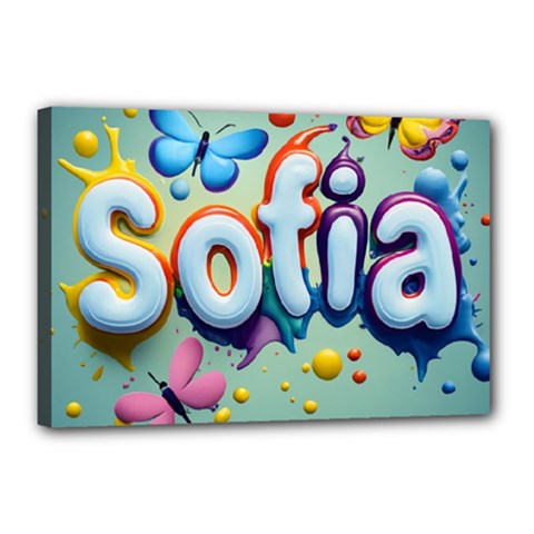 Sofia Canvas 18  X 12  (stretched) by 1212