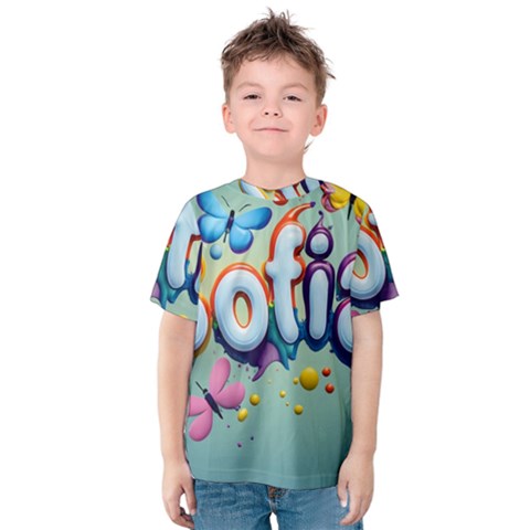 Sofia Kids  Cotton T-shirt by 1212