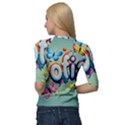 Sofia Quarter Sleeve Raglan T-Shirt View2