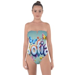 Sofia Tie Back One Piece Swimsuit by 1212