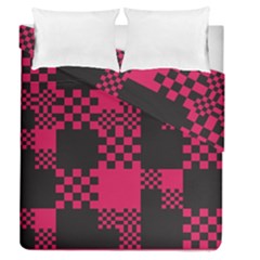 Cube Square Block Shape Creative Duvet Cover Double Side (queen Size)