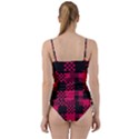 Cube Square Block Shape Creative Sweetheart Tankini Set View2