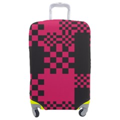 Cube Square Block Shape Creative Luggage Cover (medium) by Amaryn4rt