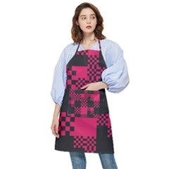 Cube Square Block Shape Creative Pocket Apron by Amaryn4rt