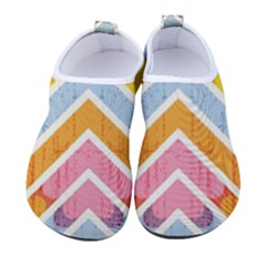 Line Pattern Cross Print Repeat Women s Sock-style Water Shoes by Amaryn4rt