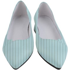 Stripes Striped Turquoise Women s Block Heels  by Amaryn4rt