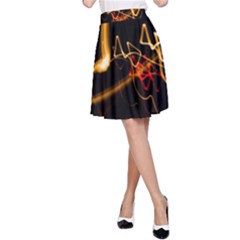 Abstract A-line Skirt by Amaryn4rt