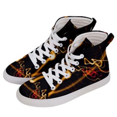 Abstract Women s Hi-top Skate Sneakers by Amaryn4rt