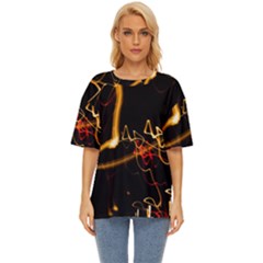 Abstract Oversized Basic T-shirt by Amaryn4rt