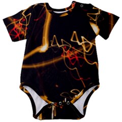 Abstract Baby Short Sleeve Bodysuit by Amaryn4rt