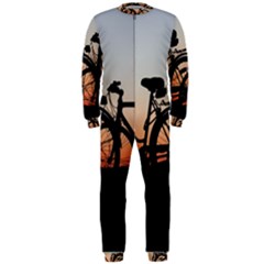 Bicycles Wheel Sunset Love Romance Onepiece Jumpsuit (men) by Amaryn4rt