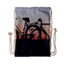 Bicycles Wheel Sunset Love Romance Drawstring Bag (Small) View1