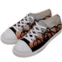 Bicycles Wheel Sunset Love Romance Men s Low Top Canvas Sneakers View2