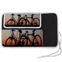 Bicycles Wheel Sunset Love Romance Pen Storage Case (M) View2