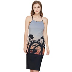 Bicycles Wheel Sunset Love Romance Bodycon Cross Back Summer Dress by Amaryn4rt