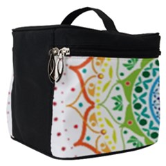 Mandala Pattern Rainbow Pride Make Up Travel Bag (small) by Vaneshop