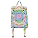 Mandala Pattern Rainbow Pride Buckle Everyday Backpack View3