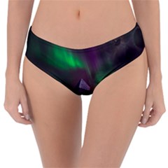 Fantasy Pyramid Mystic Space Aurora Reversible Classic Bikini Bottoms by Grandong