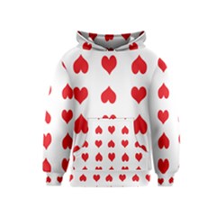 Heart Red Love Valentines Day Kids  Pullover Hoodie