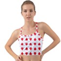 Heart Red Love Valentines Day Mini Tank Bikini Top View1