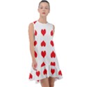 Heart Red Love Valentines Day Frill Swing Dress View1