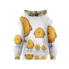 Chick Easter Cute Fun Spring Kids  Pullover Hoodie by Ndabl3x