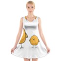 Chick Easter Cute Fun Spring V-Neck Sleeveless Dress View1