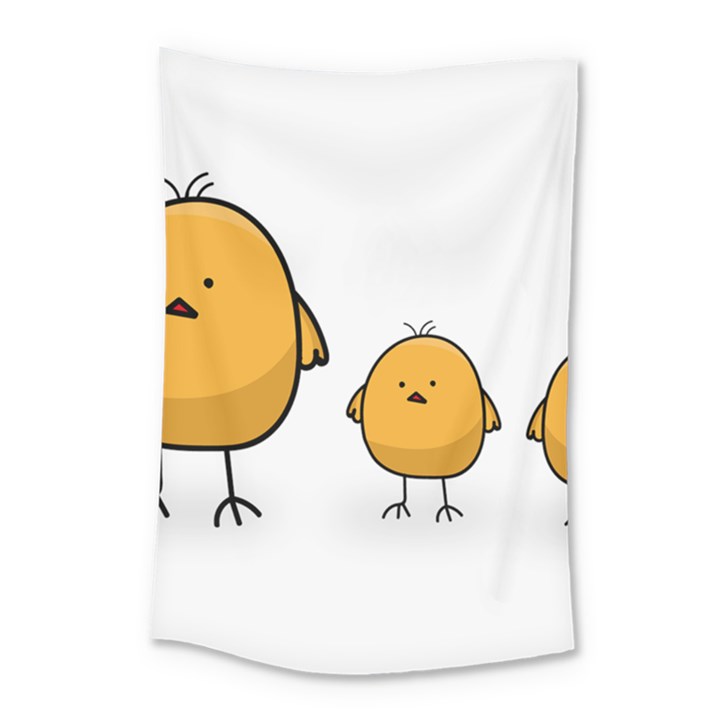 Chick Easter Cute Fun Spring Small Tapestry