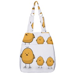 Chick Easter Cute Fun Spring Center Zip Backpack by Ndabl3x