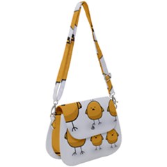 Chick Easter Cute Fun Spring Saddle Handbag by Ndabl3x