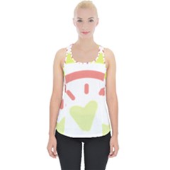 Rainbow Boho Colors Pastel Heart Piece Up Tank Top by Ndabl3x