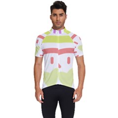 Rainbow Boho Colors Pastel Heart Men s Short Sleeve Cycling Jersey by Ndabl3x