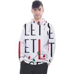 Let s Get Lit Christmas Jingle Bells Santa Claus Men s Pullover Hoodie